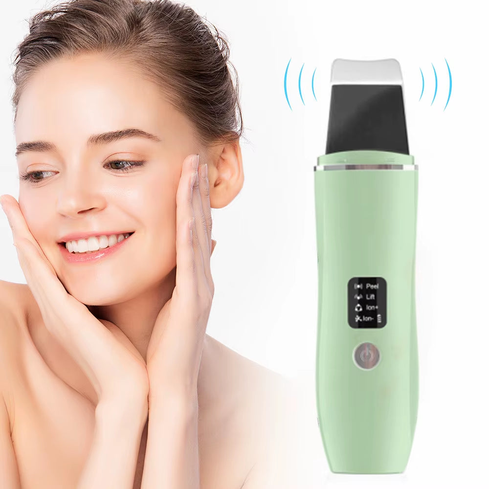 Skin Scrubber Ultrasónico 4 en 1 – Limpieza Profunda y Lifting Facial